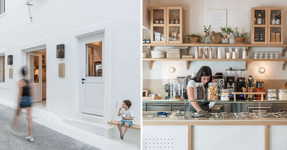 An 1860s Building Was Transformed Into A Contemporary Cafe In Greece