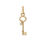 Thumbnail: Links of London 18kt Yellow Gold & Diamond Key To My Heart Charm
