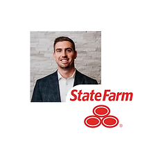 Nick Feller's headshot and State Farm logo