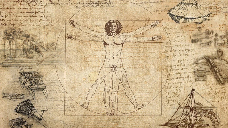 Vitruvian Man Leonardo De Vinci