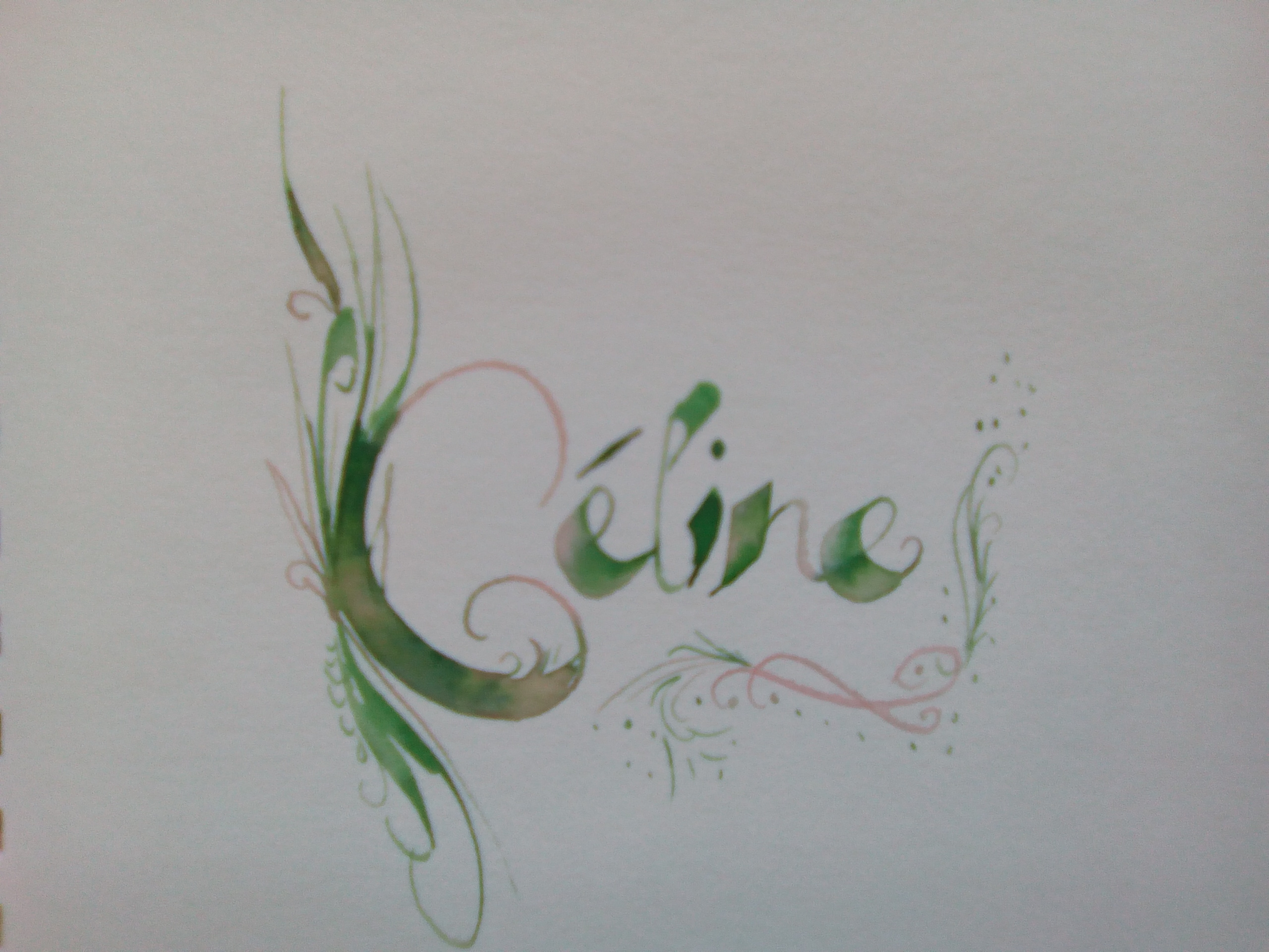 Calligraphie fantaisie