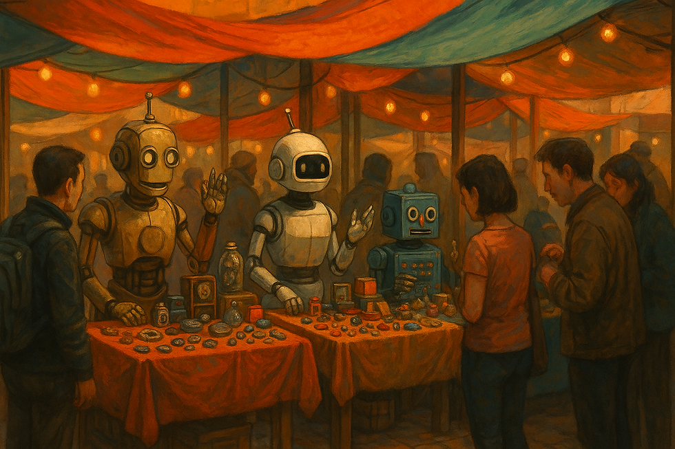 Robots at the bazaar