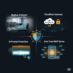 Cloudflare Unveils Zero Trust Tools to Secure AI at Scale. Shadow AI Report, Cloudflare Gateway, AI Prompt Protection Zero Trust MCP server