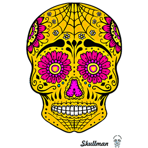 Sugar Skull T-Shirt Design (44).png
