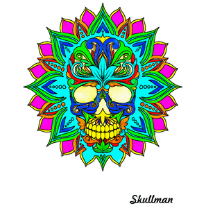 Sugar Skull T-Shirt Design (39).png