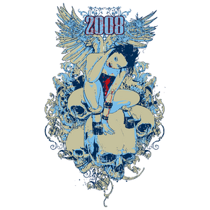 Skull Art T-Shirt Design (78).png