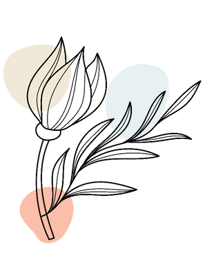 Line Art Flower T-Shirt Design (29).png