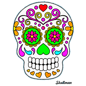 Sugar Skull T-Shirt Design (51).png