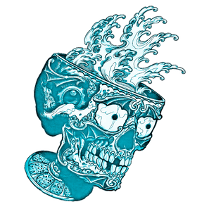 Tibetan Skull T-Shirt Design (33).png