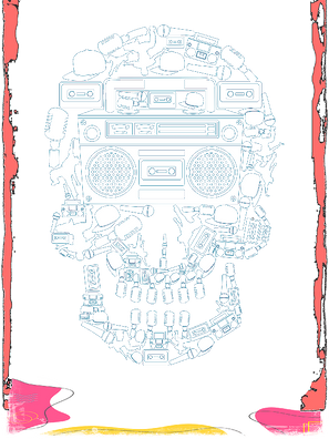 Funny Skull T-Shirt Design (1).png