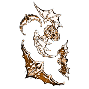 Tibetan Skull T-Shirt Design (3).png