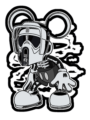 Scout Trooper Mickey T-Shirt Design.png