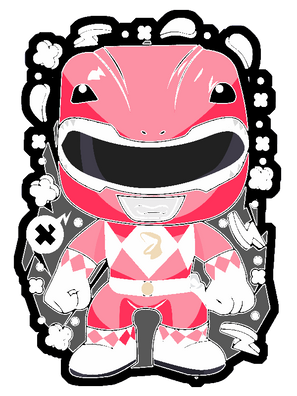 Red Ranger T-Shirt Design.png