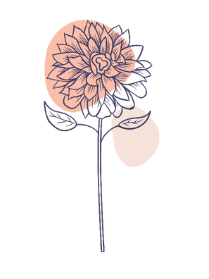 Line Art Flower T-Shirt Design (26).png
