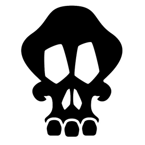 Black Skull T-Shirt Design (6).png