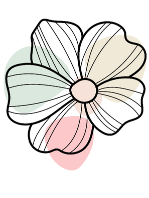 Line Art Flower T-Shirt Design (20).png