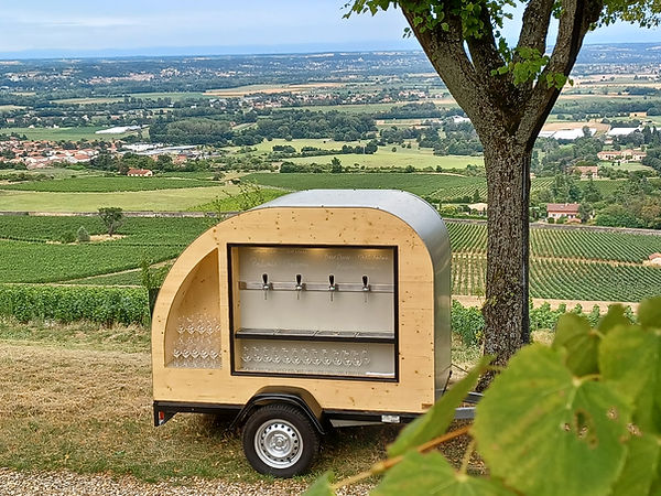 Bar Mobile Fûts Nomad Terre de bières