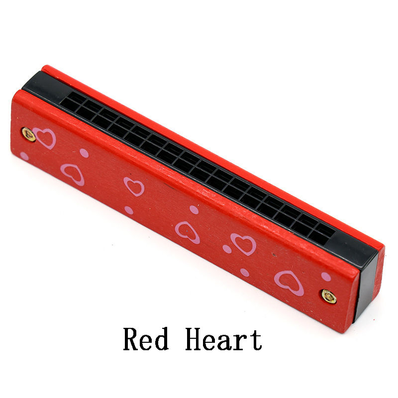 Thumbnail: Children Wooden Harmonica Musical Instrument Toys Music Teaching Aids Puzzle Ear