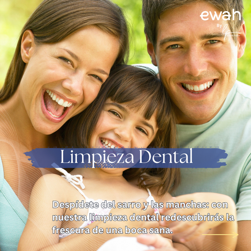 El primer paso hacia una sonrisa radiante es una limpieza dental profunda. ¡Dale a tus dientes el cuidado que merecen con EWAH!