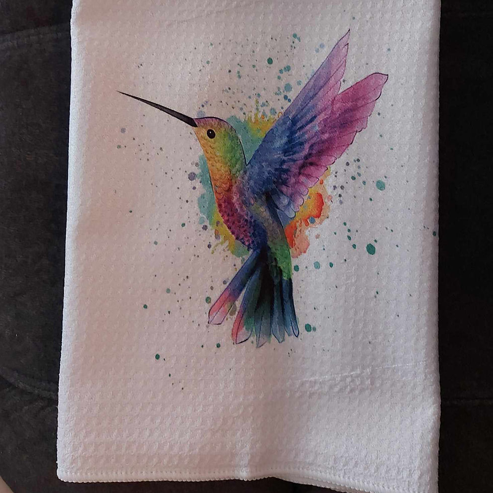 Watercolour Humming Bird