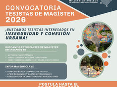 Convocatoria tesistas de magíster