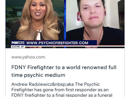 FROM FDNY FIREFIGHTER TO WORLD RENOWN PSYCHIC MEDIUM
