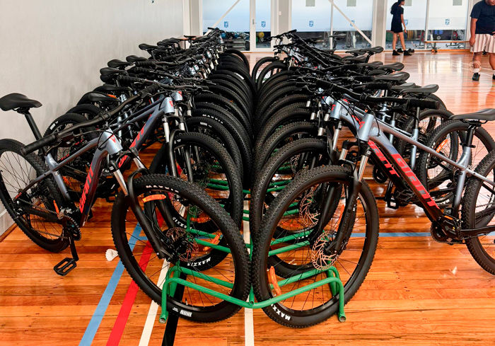 Bikes donated by Ride Holidays.