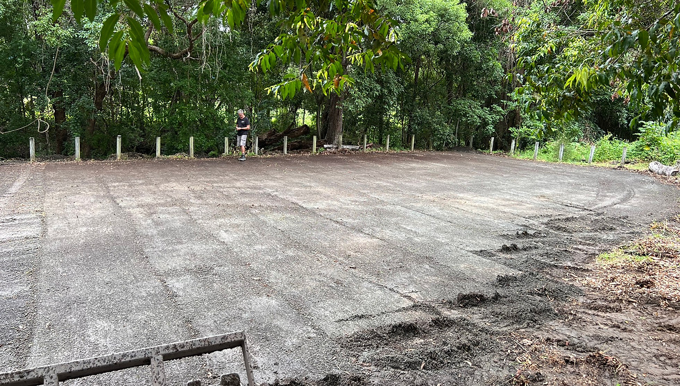 Parking Area Excavation
