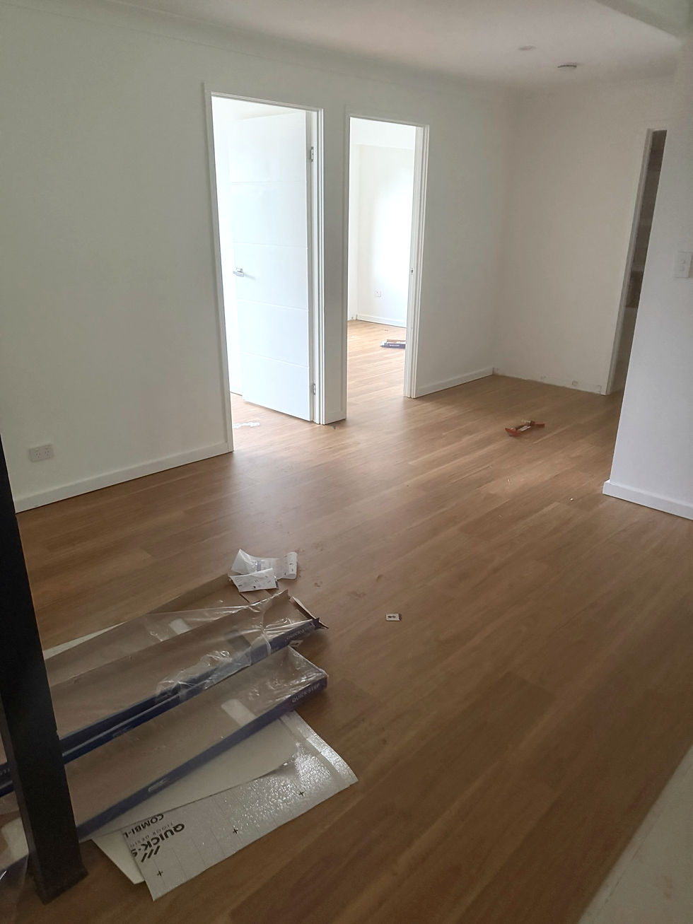 Flooring in progress