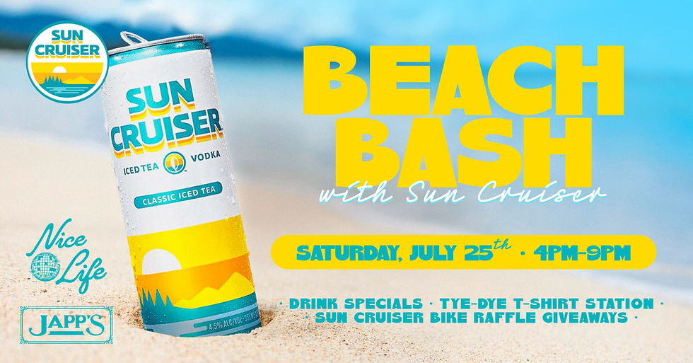 Japp's x Nice Life Sun Cruiser Beach Bash