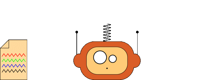 AI processing animation