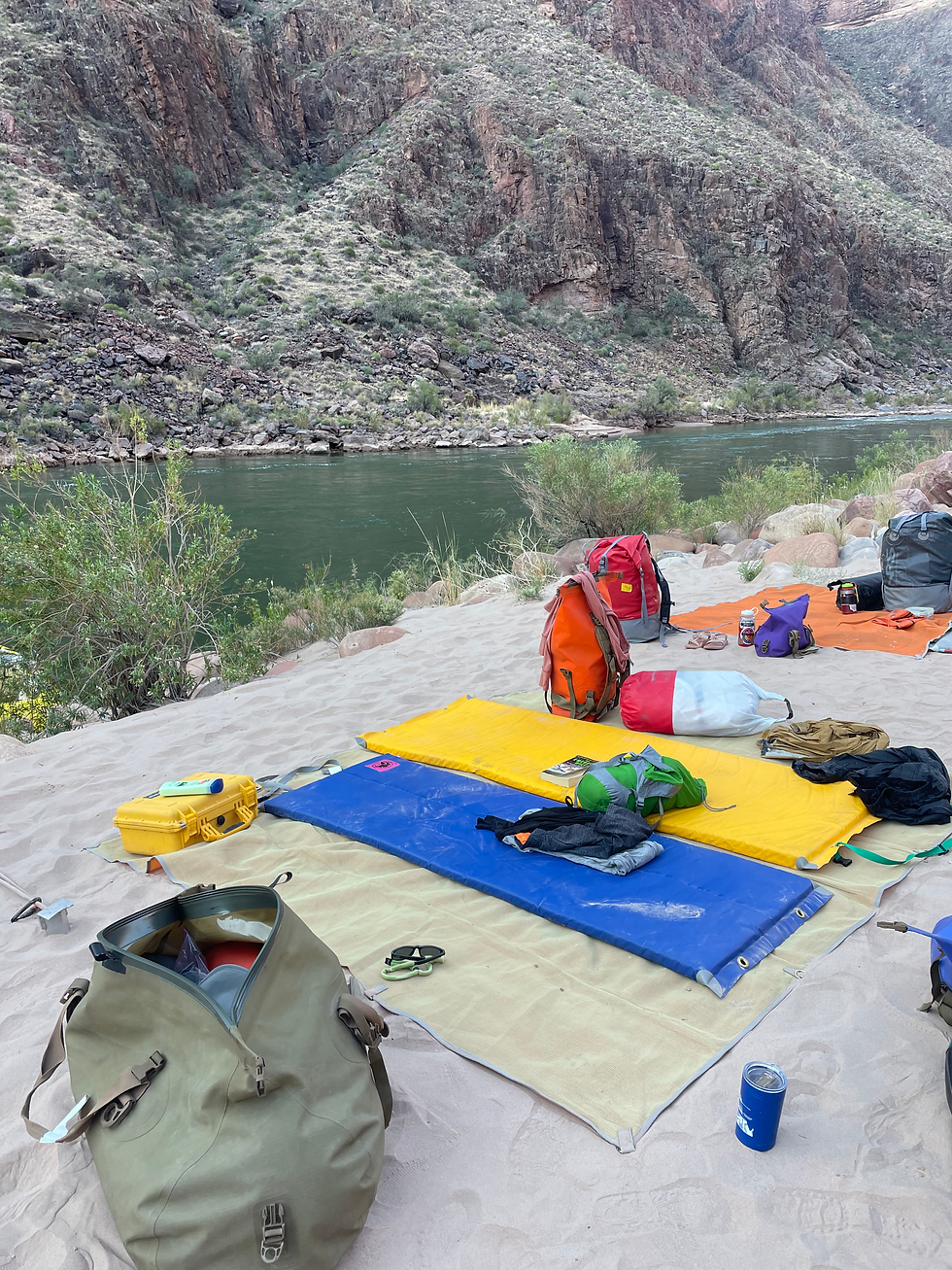 Camping on colorado river