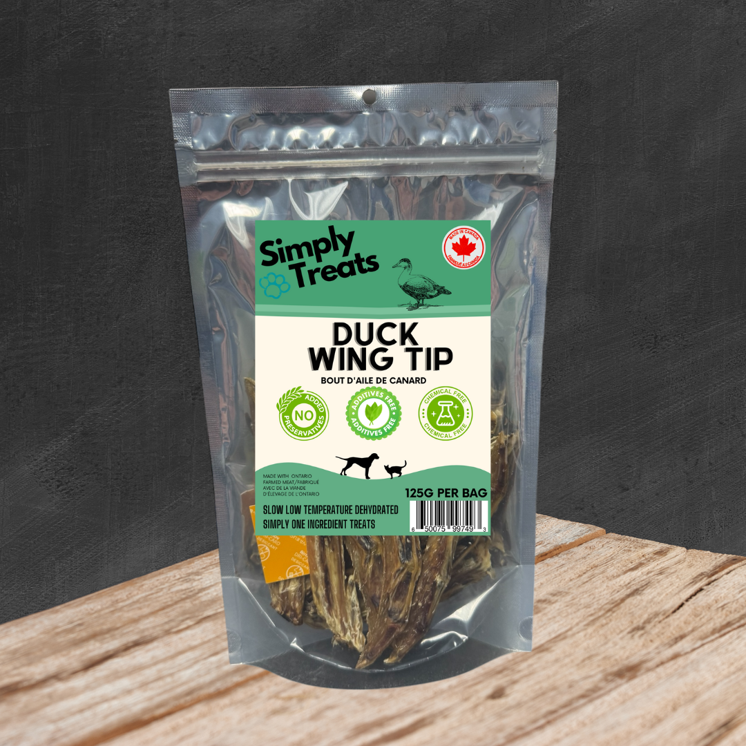Simply Treats - Dehydrated Duck Wing Tips - 125g