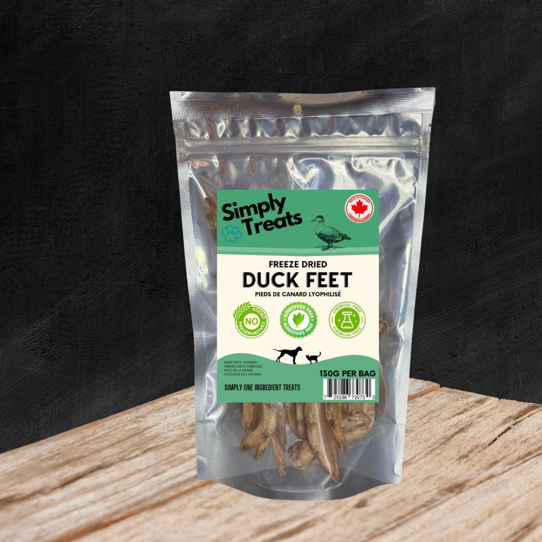 Simply Treats - Freeze Dried Duck Feet -130g