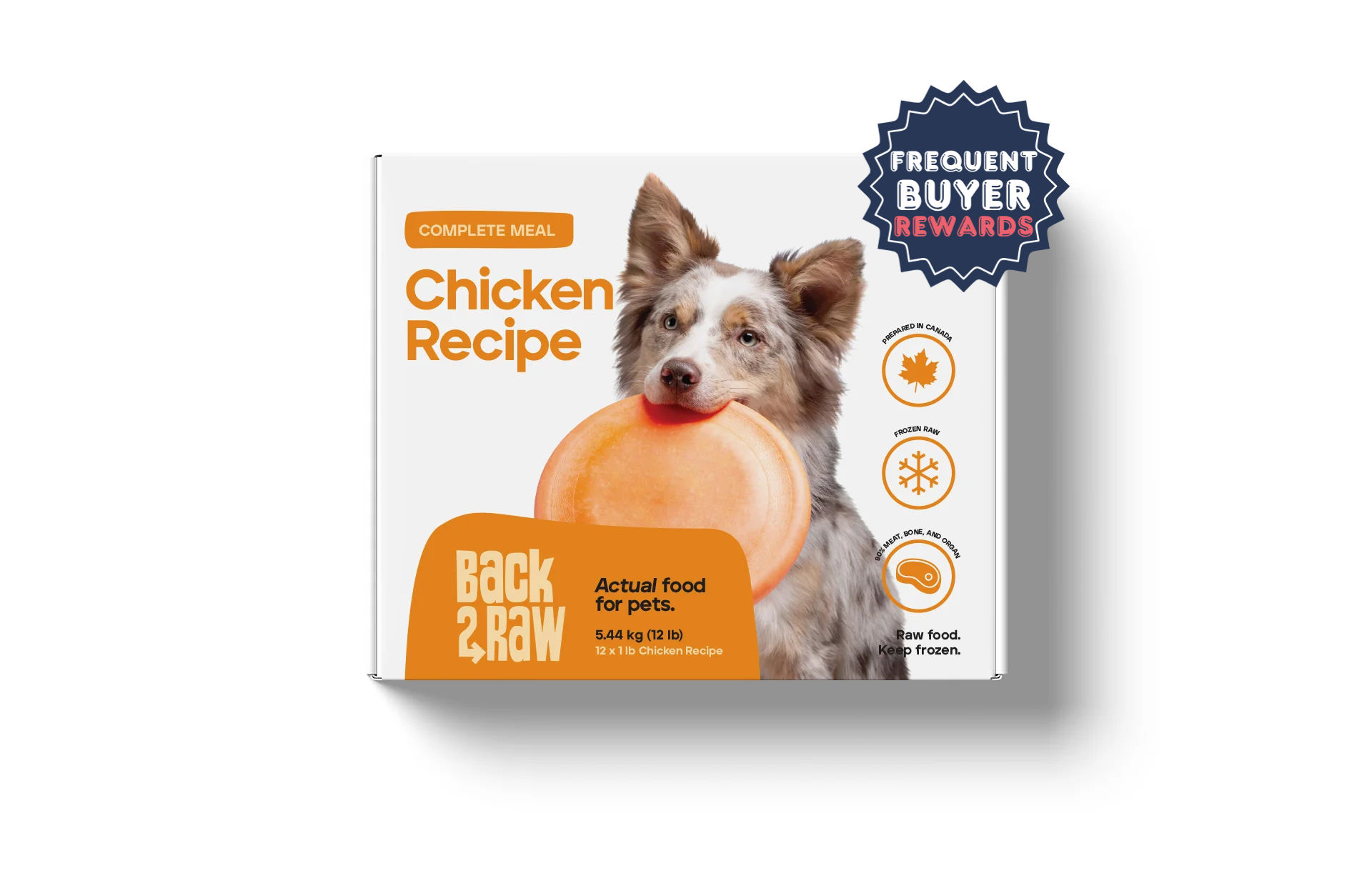 Back2Raw - Chicken Recipe (Only Chicken)12lb - Complete
