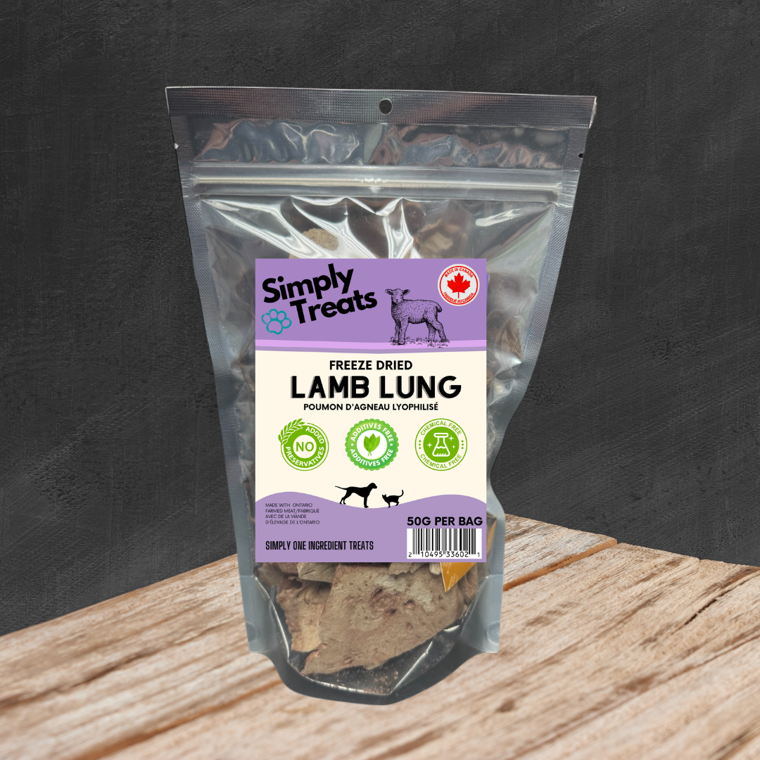 Simply Treats - Freeze Dried Lamb Lung - 50G