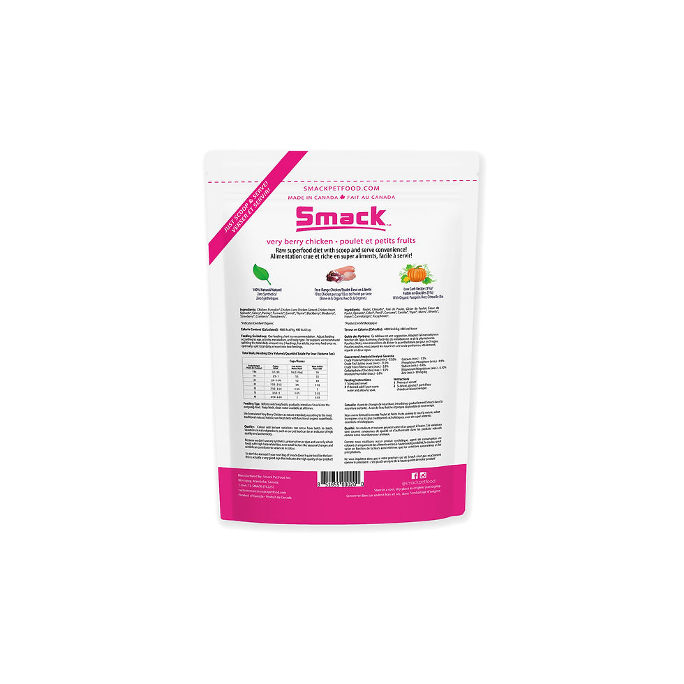Thumbnail: Smack Very Berry For Cats 250g cat treat bag