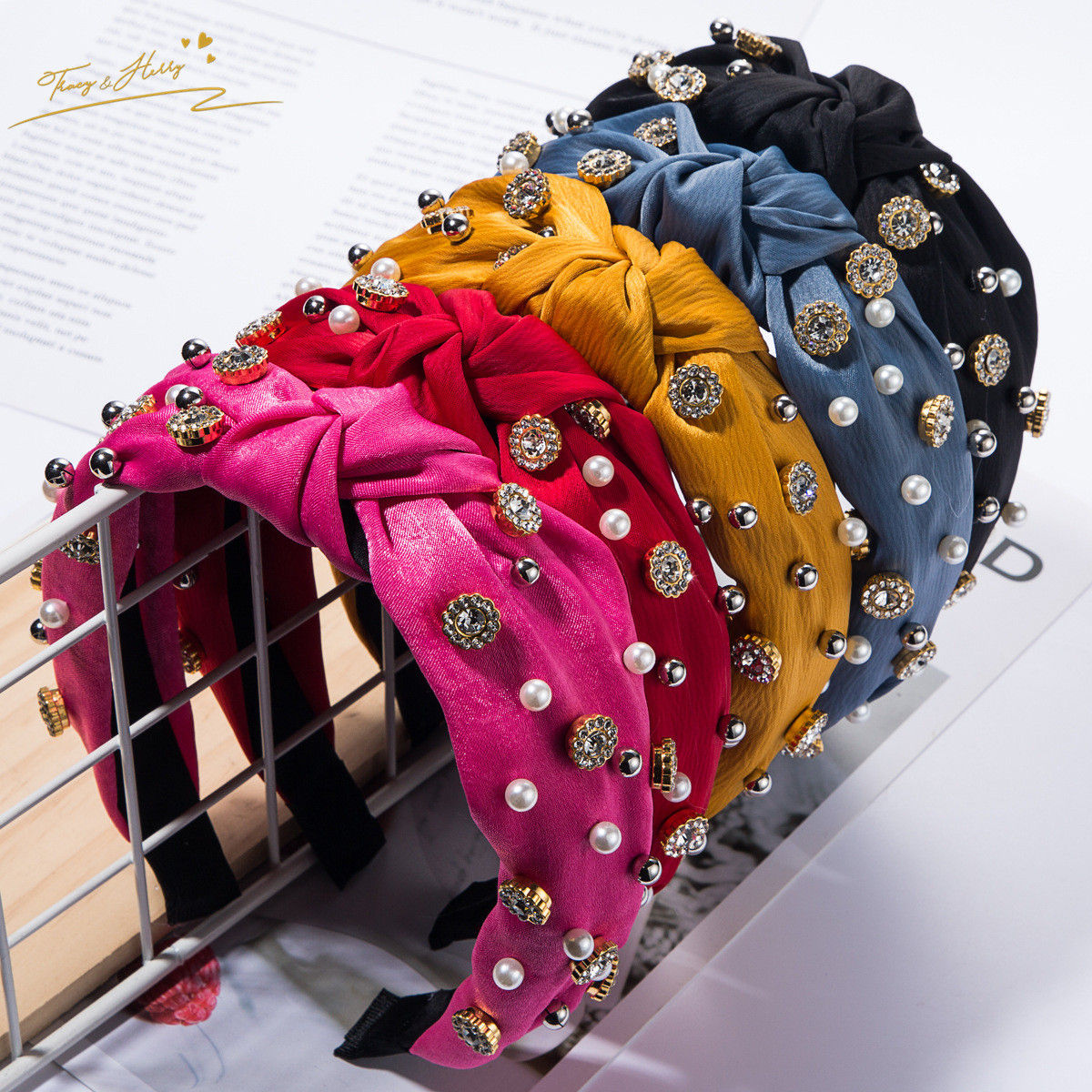 Fashion Fabric Rhinestone Hair Band