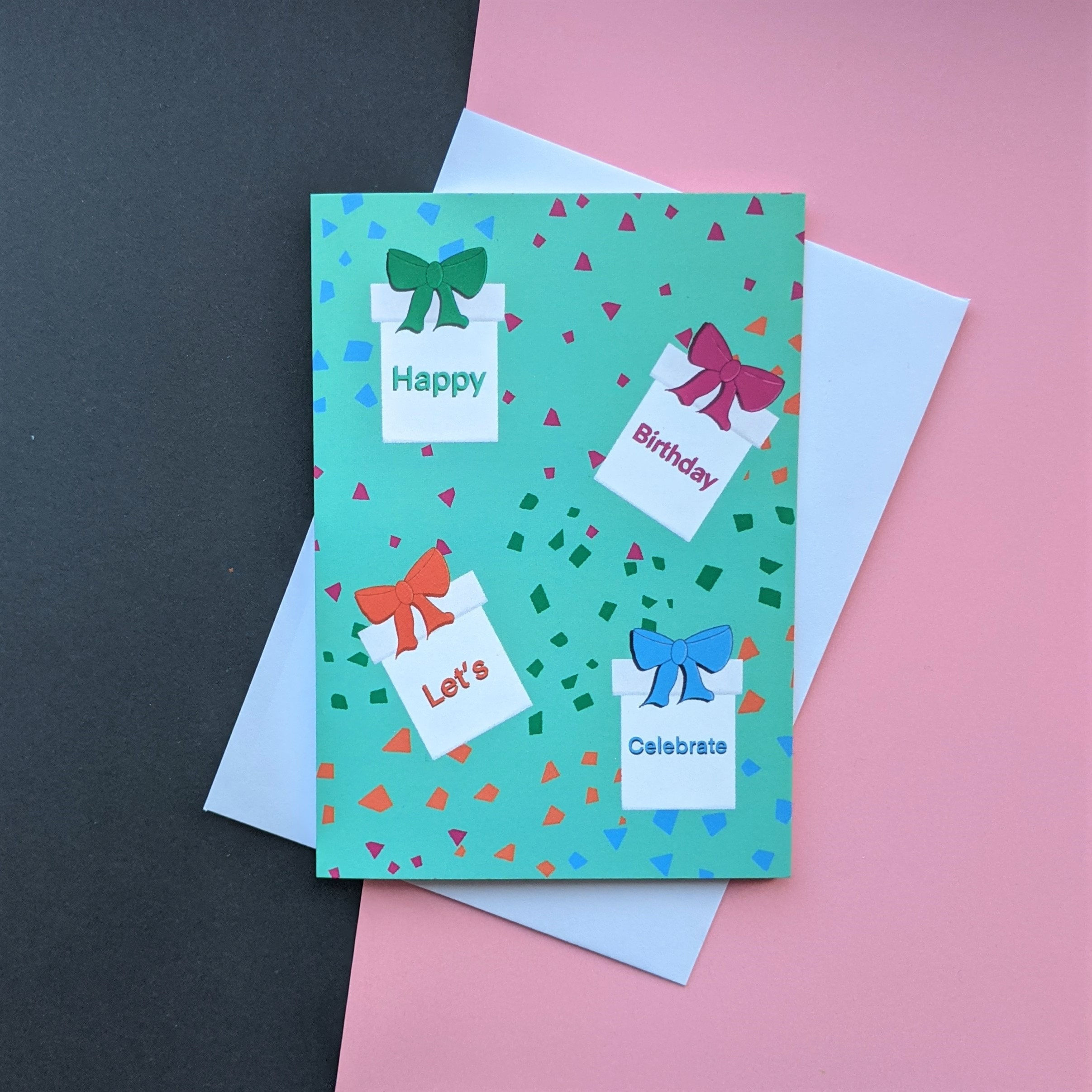 Happy birthday let's celebrate!