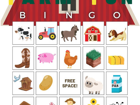 Farm Fun Bingo