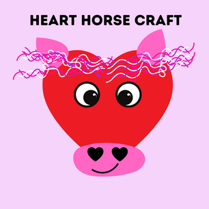 Heart-Shaped Horse Craft