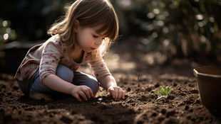 It's not only the plants that are growing!