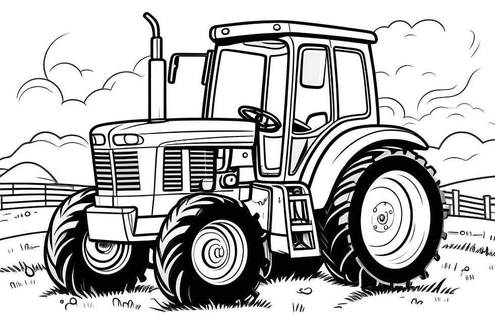 Farm Fun Colouring 