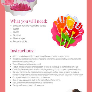 Mother's Day Handprint Flowers