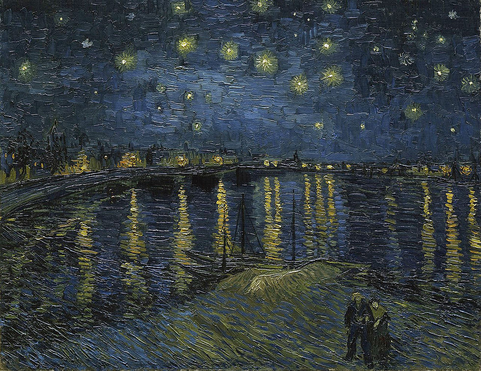 Vincent van Gogh, Starry Night over the Rhône, 1888, Musée d'Orsay, Paris