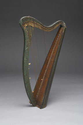 John Egan, harp, 19th century. National Museum of Ireland