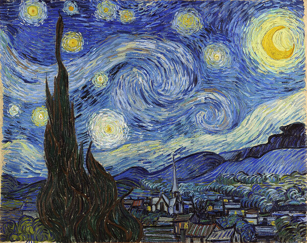 Vincent van Gogh, The Starry Night, 1889, MoMA, NYC