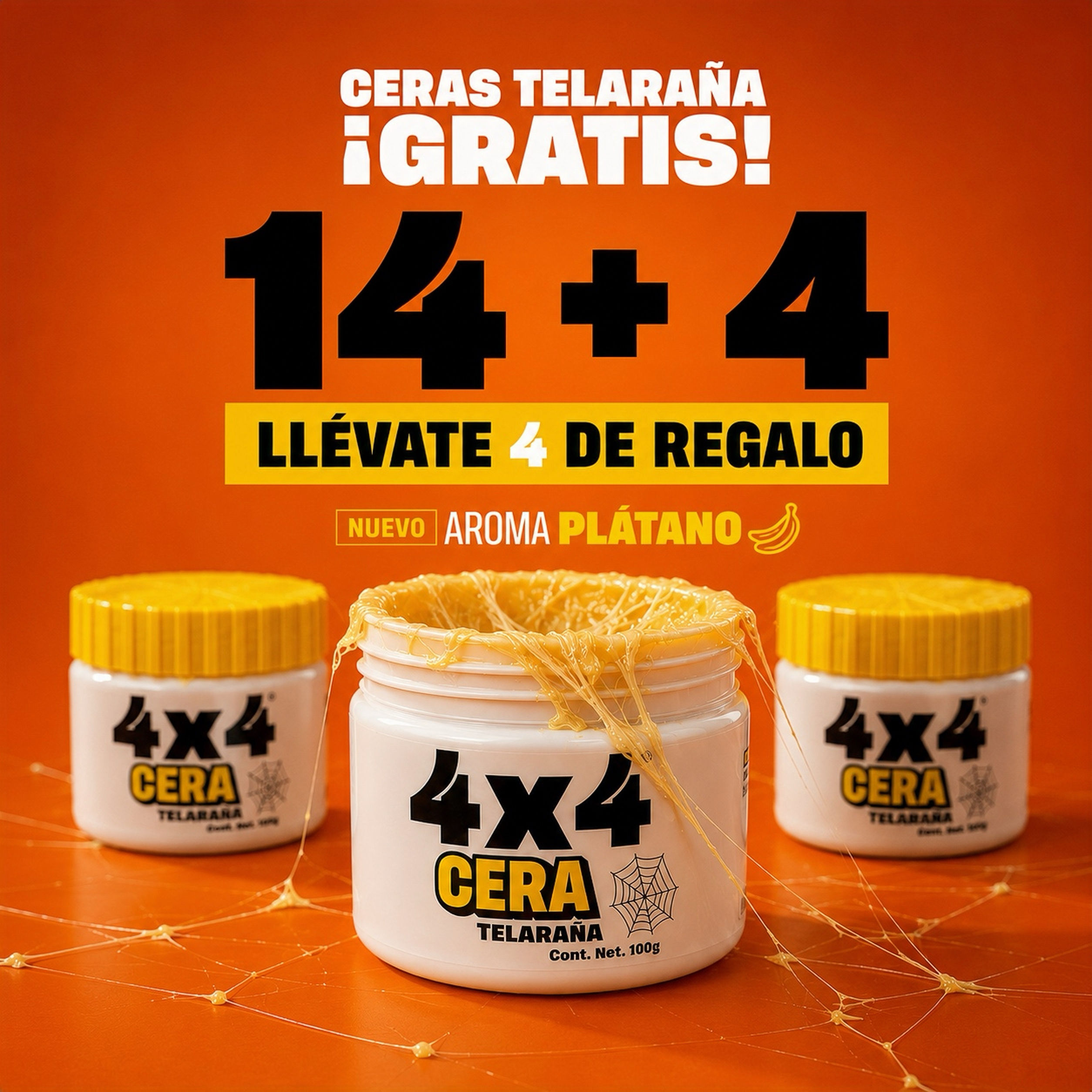 14+4 CERA TELARAÑA PLATANO