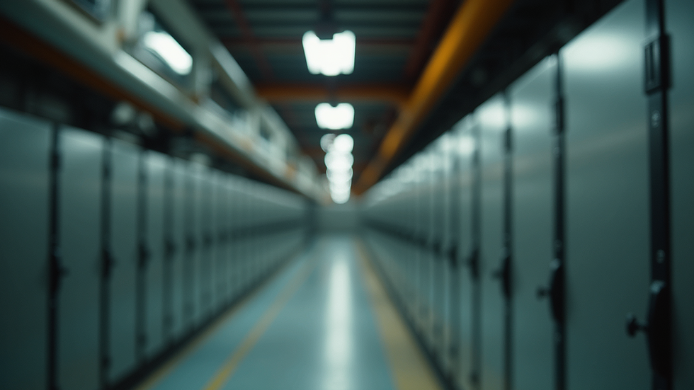 Close-up view of commercial electrical wiring in a building