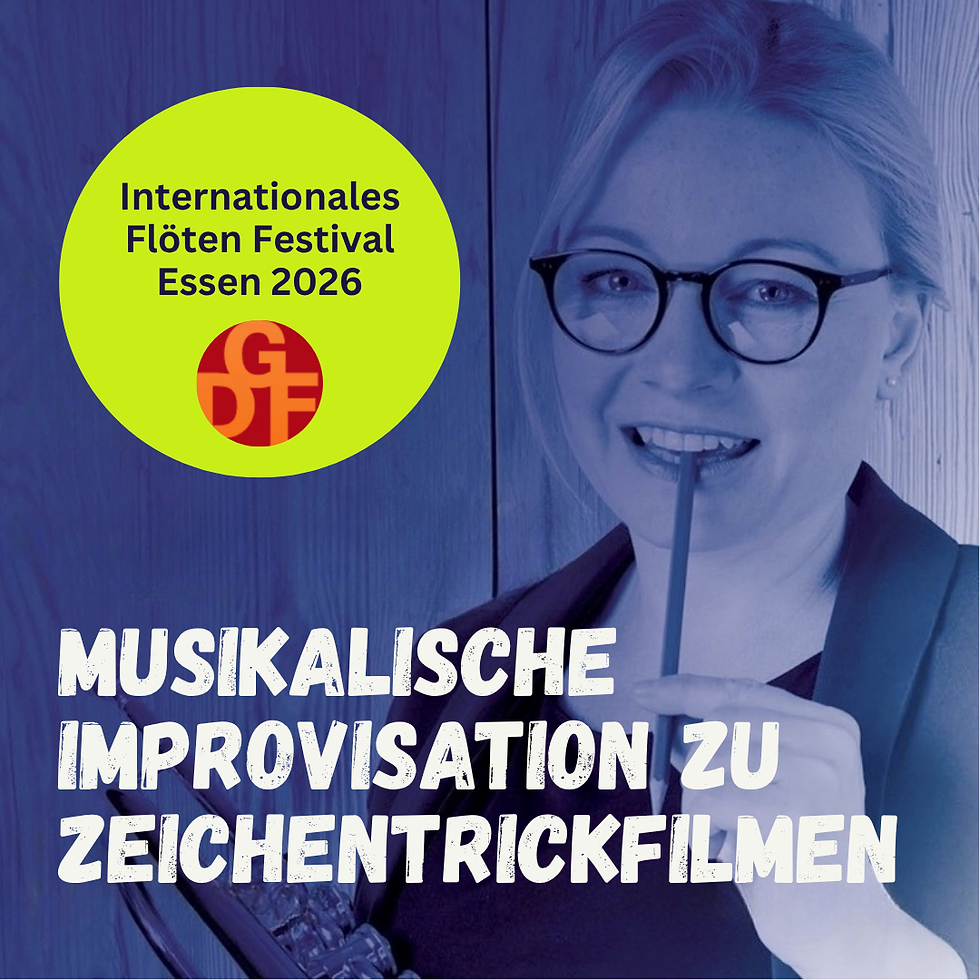 Musikalische Improvisation zu Zeichentrickfilmen